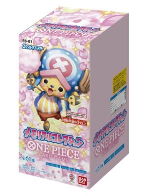 ONE PIECE Card Game EB-01 Booster Box Memorial Collection Chile