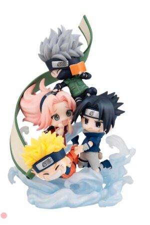 Figura FigUnity Team Seven Group! NARUTO Shippuden MegaHouse Tienda Figuras Anime Chile