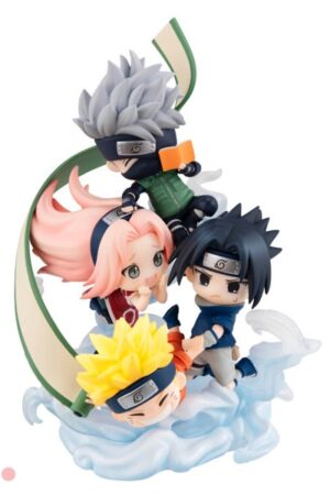 Figura FigUnity Team Seven Group! NARUTO Shippuden MegaHouse Tienda Figuras Anime Chile