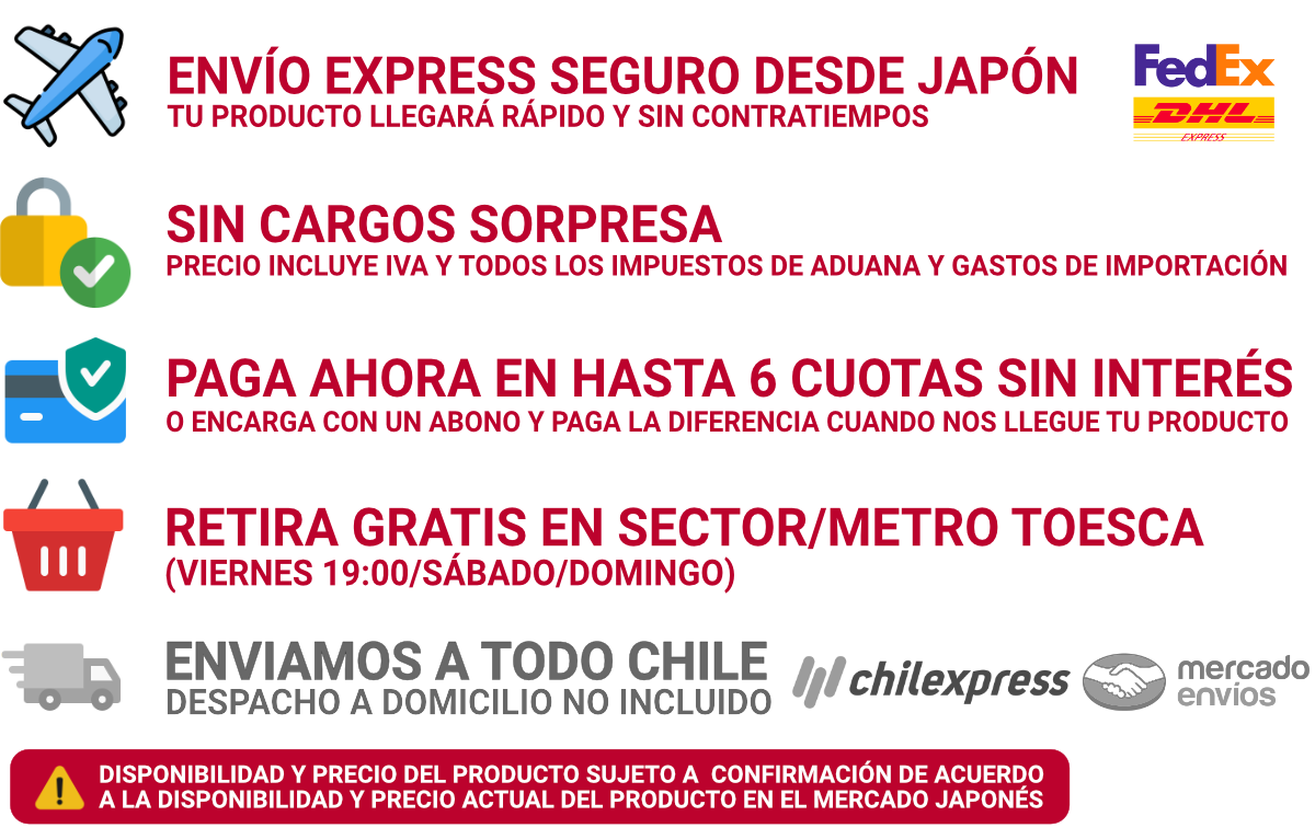 FedEX DHL Chile Japan Post Tienda Figuras Anime