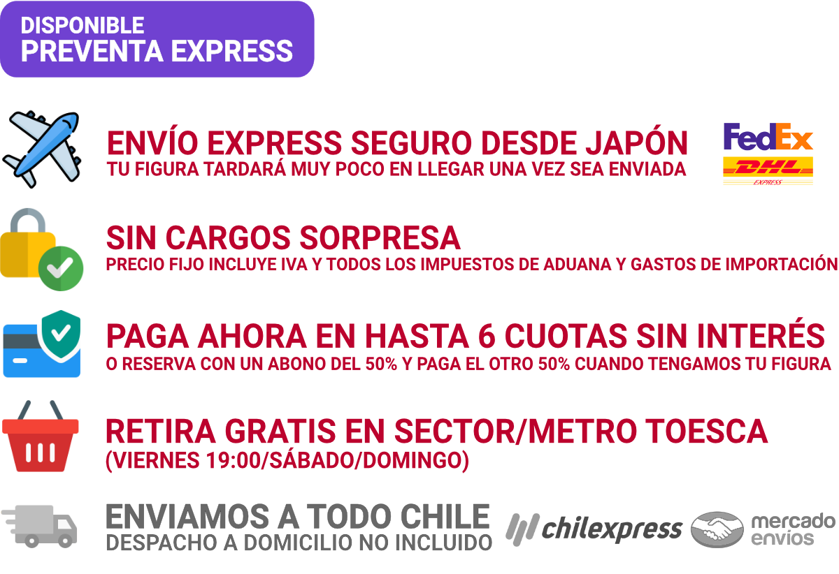 FedEX DHL Chile Japan Post Tienda Figuras Anime