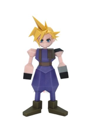 Figura FINAL FANTASYVII Polygon Soft Vinyl Cloud Strife Final Fantasy VII Square Enix Tienda Figuras Anime Chile