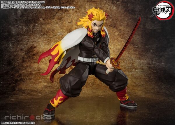 Figura S.H.Figuarts Kyojuro Rengoku Demon Slayer: Kimetsu no Yaiba BANDAI SPIRITS Tienda Figuras Anime Chile