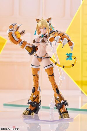 Maqueta Figura PLAMAX BP-02 BUNNY SUIT PLANNING Sophia F. Shirring: Tiger Armor Ver. Plastic Model Max Factory Tienda Figuras Anime Chile