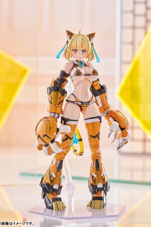 Maqueta Figura PLAMAX BP-02 BUNNY SUIT PLANNING Sophia F. Shirring: Tiger Armor Ver. Plastic Model Max Factory Tienda Figuras Anime Chile