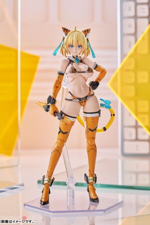 Maqueta Figura PLAMAX BP-02 BUNNY SUIT PLANNING Sophia F. Shirring: Tiger Armor Ver. Plastic Model Max Factory Tienda Figuras Anime Chile