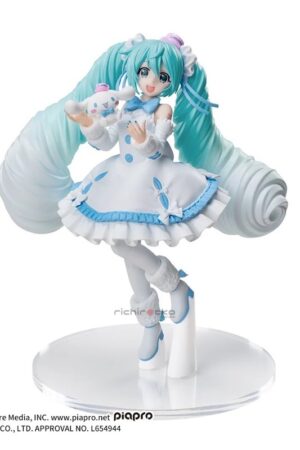 Figura Vocaloid Luminasta Hatsune Miku x Cinnamoroll White Dress Ver Tienda Anime Chile