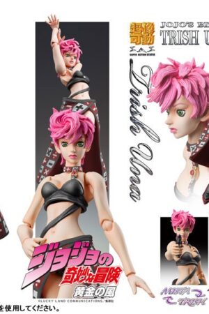 Figura Super Action Statue Trish Una Ver.BLACK JoJo's Bizarre Adventure Part.V Golden Wind Medicos Entertainment Tienda Figuras Anime Chile