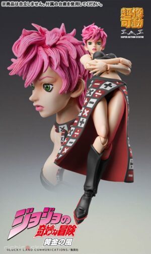 Figura Super Action Statue Trish Una Ver.BLACK JoJo's Bizarre Adventure Part.V Golden Wind Medicos Entertainment Tienda Figuras Anime Chile