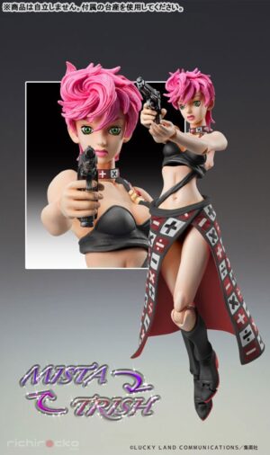 Figura Super Action Statue Trish Una Ver.BLACK JoJo's Bizarre Adventure Part.V Golden Wind Medicos Entertainment Tienda Figuras Anime Chile