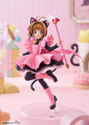 Figura POP UP PARADE Sakura Kinomoto: Black Cat Costume Ver. L Size Cardcaptor Sakura Good Smile Company Tienda Figuras Anime Chile