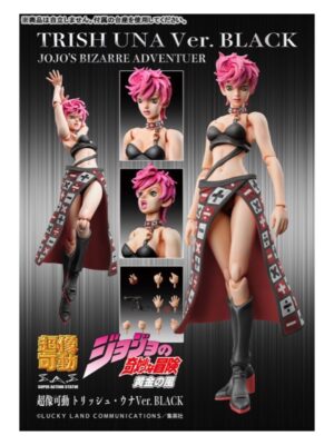 Figura Super Action Statue Trish Una Ver.BLACK JoJo's Bizarre Adventure Part.V Golden Wind Medicos Entertainment Tienda Figuras Anime Chile