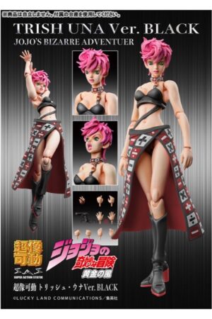 Figura Super Action Statue Trish Una Ver.BLACK JoJo's Bizarre Adventure Part.V Golden Wind Medicos Entertainment Tienda Figuras Anime Chile