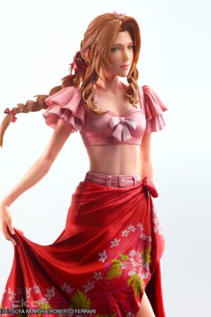 Figura STATIC ARTS Aerith Gainsborough -Swimsuit Ver.- Final Fantasy VII Square Enix Tienda Figuras Anime Chile