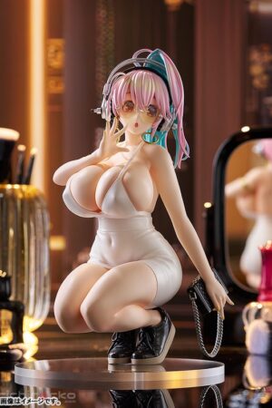 Figura POP UP PARADE Super Sonico 15th Mini Dress Ver. L size Nitroplus Good Smile Company Tienda Figuras Anime Chile