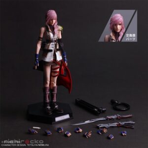 Figura PLAY ARTS SHIN Lightning Final Fantasy XIII Square Enix Tienda Figuras Anime Chile