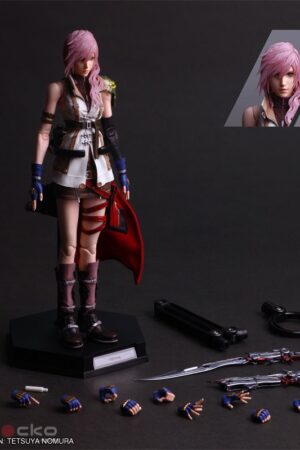 Figura PLAY ARTS SHIN Lightning Final Fantasy XIII Square Enix Tienda Figuras Anime Chile