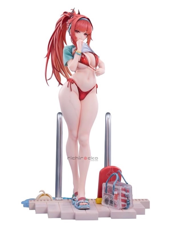 TIENDA RICHIROCKO Figura Rapi: Red Hood - Red Flavor 1/7 Deluxe Edition Goddess of Victory: Nikke Hobby sakura Tienda Figuras Anime Chile