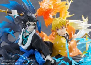 Figura Zenitsu Agatsuma & Kaigaku Demon Slayer Kimetsu no Yaiba Aniplex Tienda Figuras Anime Chile
