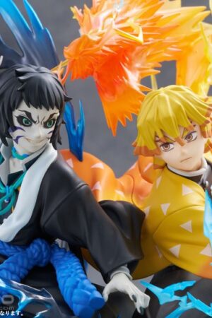 Figura Zenitsu Agatsuma & Kaigaku Demon Slayer Kimetsu no Yaiba Aniplex Tienda Figuras Anime Chile