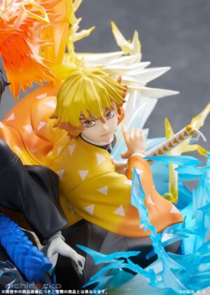 Figura Zenitsu Agatsuma & Kaigaku Demon Slayer Kimetsu no Yaiba Aniplex Tienda Figuras Anime Chile