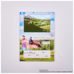 Acrílico Square Enix Original Final Fantasy VII Rebirth Acrylic Diorama Key Art Cid Tienda Anime Chile