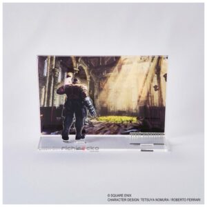 Acrílico Square Enix Original Final Fantasy VII Rebirth Acrylic Diorama Key Art Barret Tienda Anime Chile