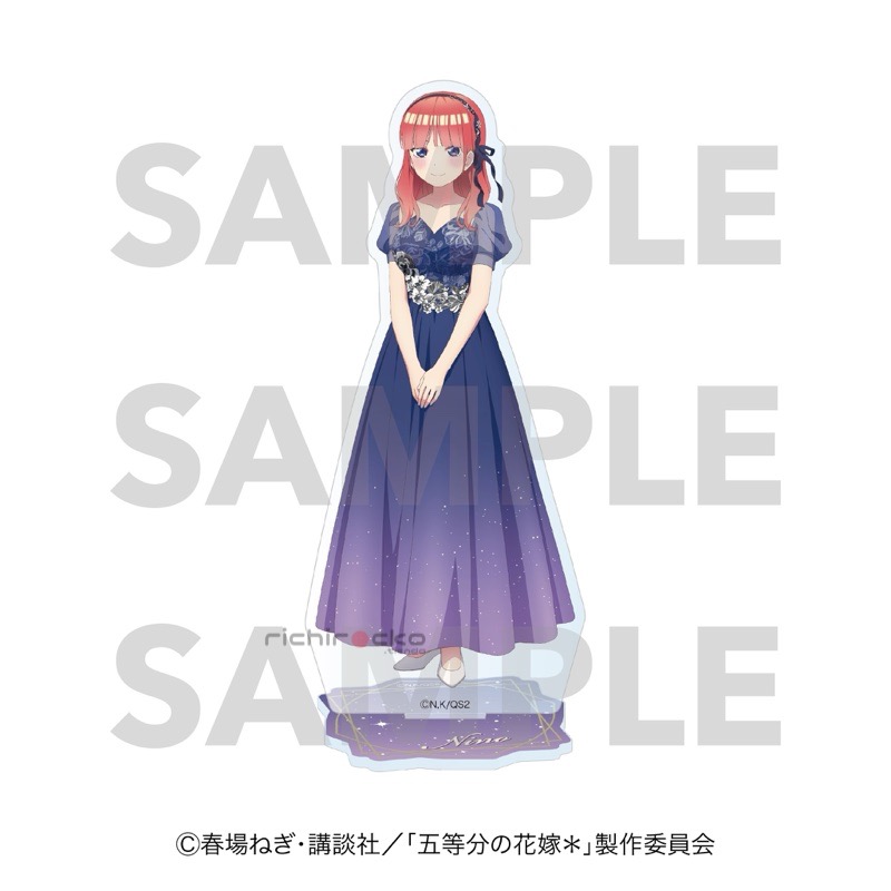TIENDA RICHIROCKO-sq (2) Stand Acrílico Acrylic Nino Nakano Night Sky Color Dress Hanayome Quintessential Quintuplets Tienda Anime Chile