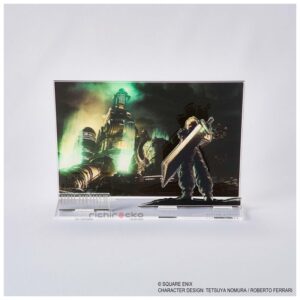 Acrílico Square Enix Original Final Fantasy VII Rebirth Acrylic Diorama Key Art Cloud Tienda Anime Chile