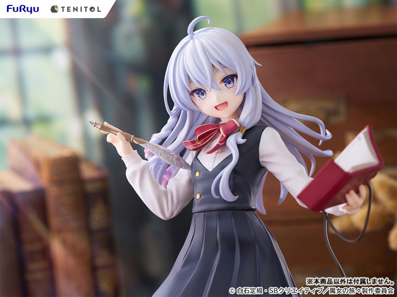 TENITOL TALL Elaina School Uniform ver. Figura TENITOL TALL Elaina School Uniform ver. Majo no Tabitabi FURYU Tienda Figuras Anime Chile