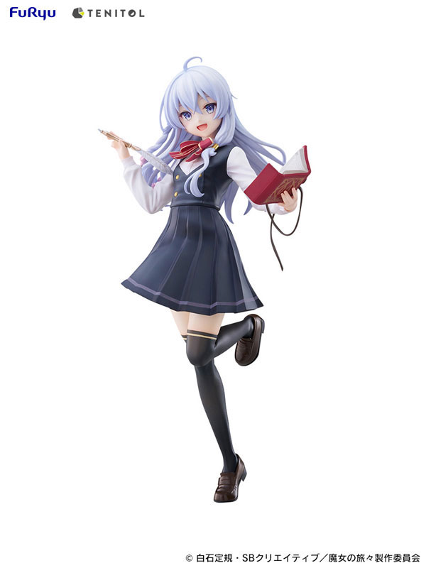 TENITOL TALL Elaina School Uniform ver. Figura TENITOL TALL Elaina School Uniform ver. Majo no Tabitabi FURYU Tienda Figuras Anime Chile