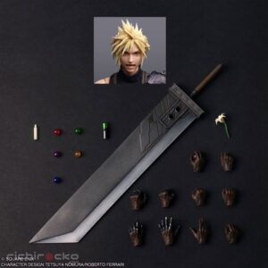 Figura PLAY ARTS Shin Cloud Strife Final Fantasy VII Square Enix Tienda Figuras Anime Chile
