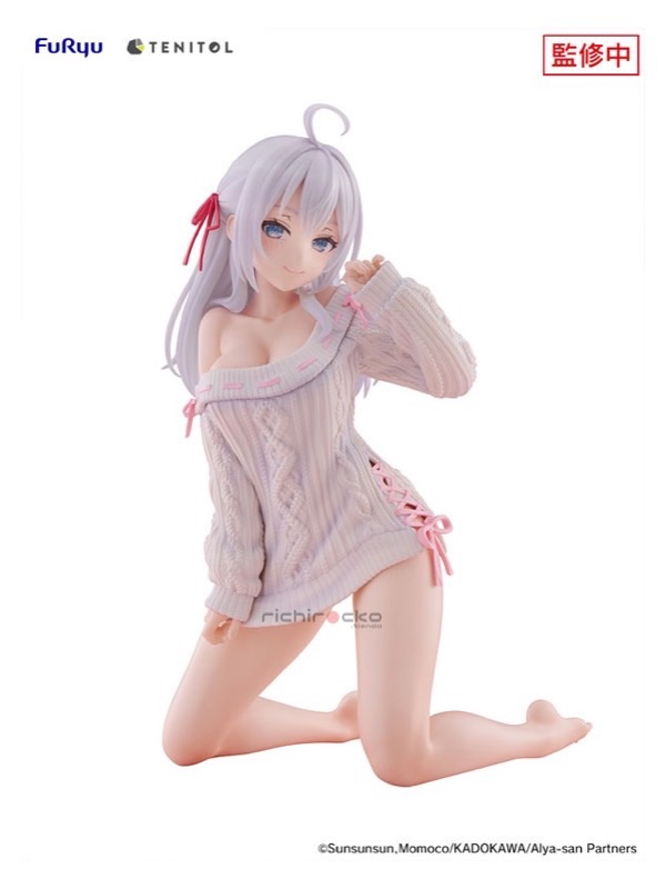 TIENDA RICHIROCKO Figura TENITOL BIG Alya Noodle Stopper Alya Knitwear ver. Tokidoki Bosotto Russia-go de Dereru Tonari no Alya-san FURYU Tienda Figuras Anime Chile